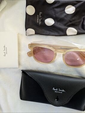 Paul Smith Hadrian Sunglasses Transparent Yellow Violet Lens